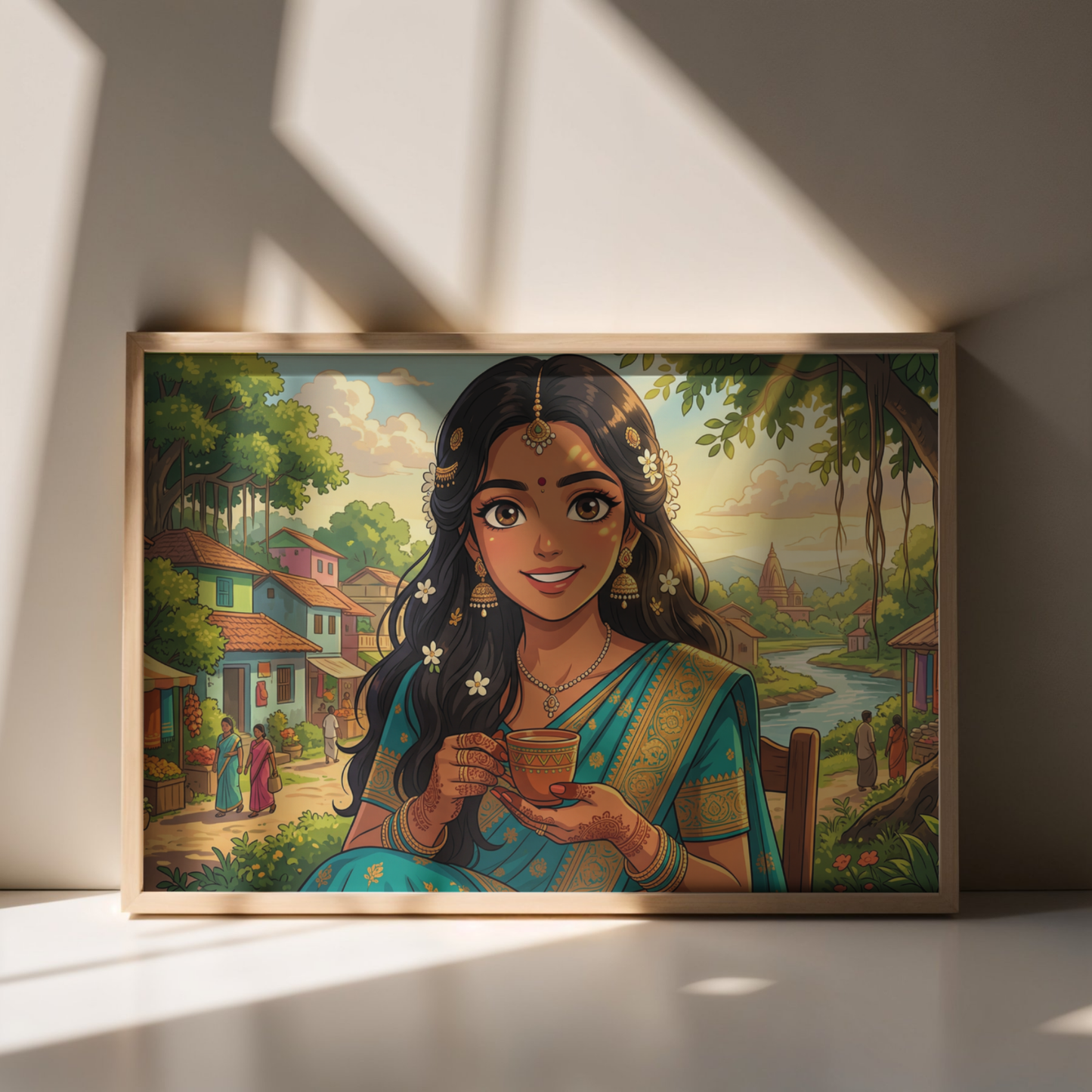 Manga Me Anime Style Custom Personal Portrait Print