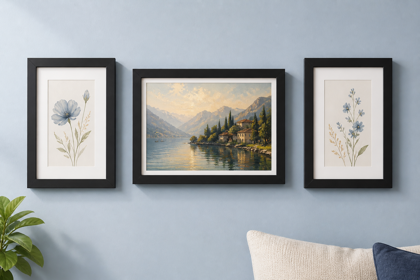 AI Art Trio - 3 Piece Wall Decor Set